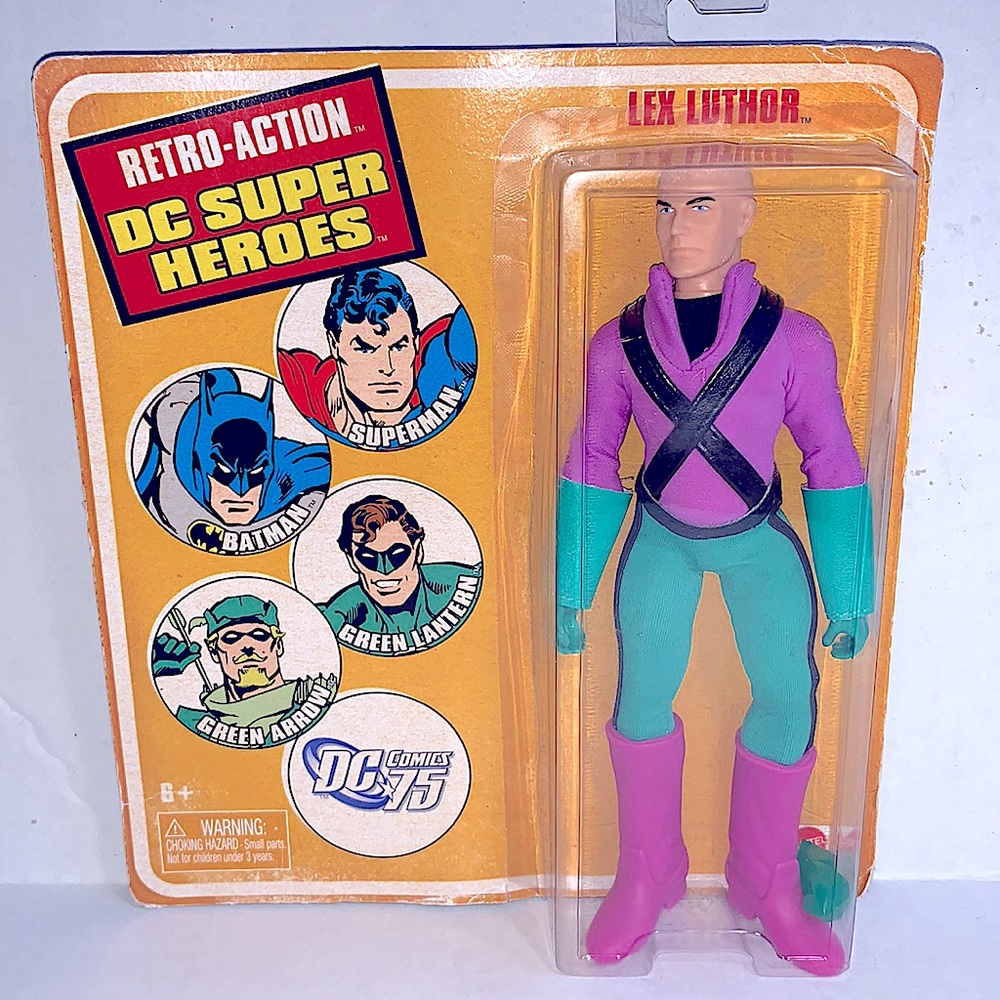 RETRO-ACTION DC SUPER HEROS LEX LUTHOR-NIB